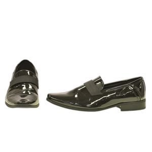 Calvin Klein Men's Bernard Patent Leather Slip On Loafer Size 8.5